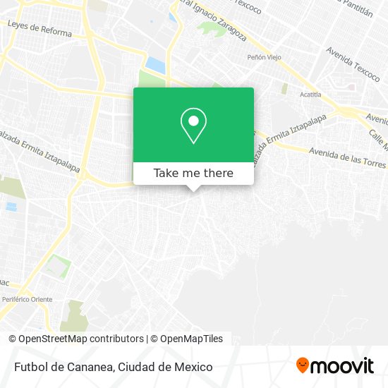 Mapa de Futbol de Cananea