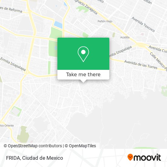 Mapa de FRIDA