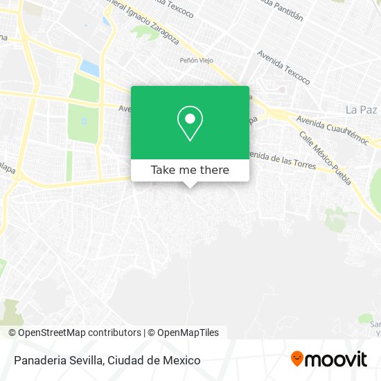 Panaderia Sevilla map