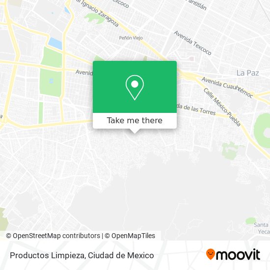 Productos Limpieza map