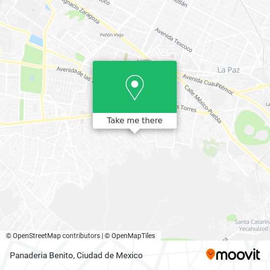 Panaderia Benito map