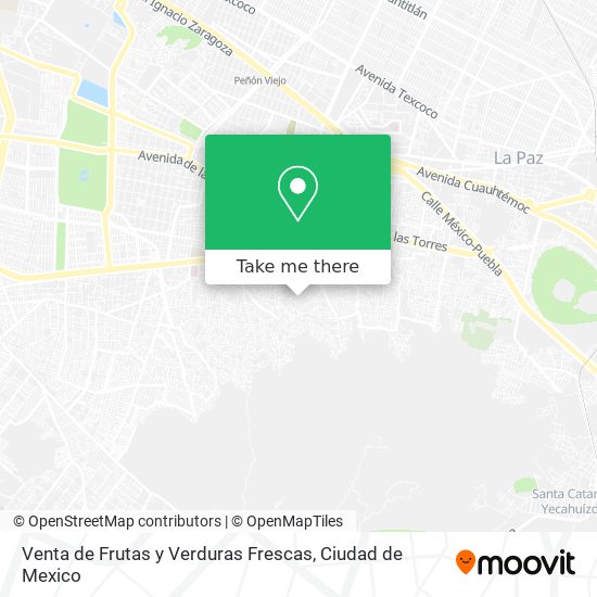 Venta de Frutas y Verduras Frescas map