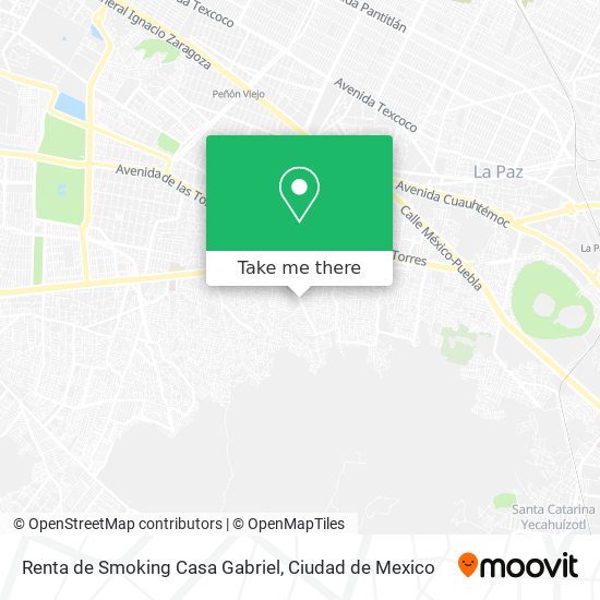 Renta de Smoking Casa Gabriel map