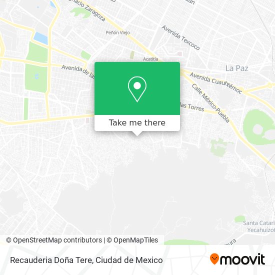 Recauderia Doña Tere map