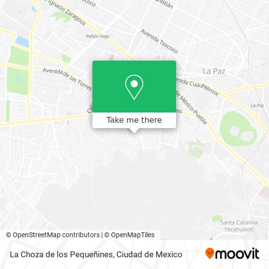 La Choza de los Pequeñines map