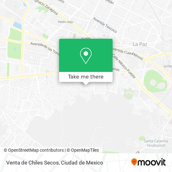 Venta de Chiles Secos map