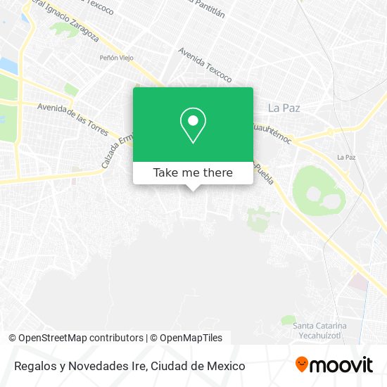 Mapa de Regalos y Novedades Ire