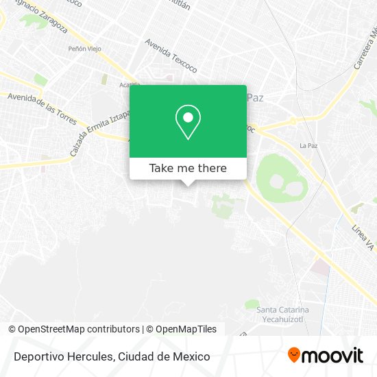 Deportivo Hercules map