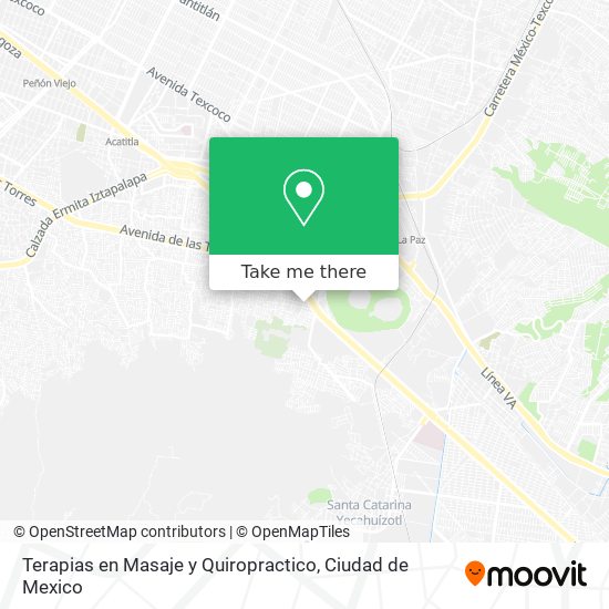 Terapias en Masaje y Quiropractico map