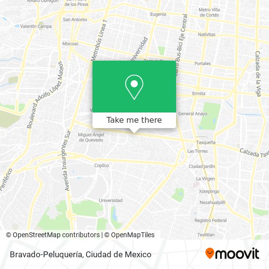 Bravado-Peluquería map