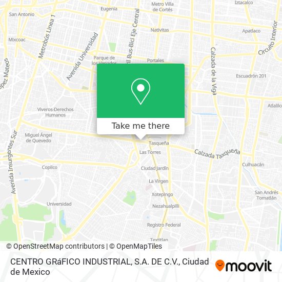 CENTRO GRáFICO INDUSTRIAL, S.A. DE C.V. map