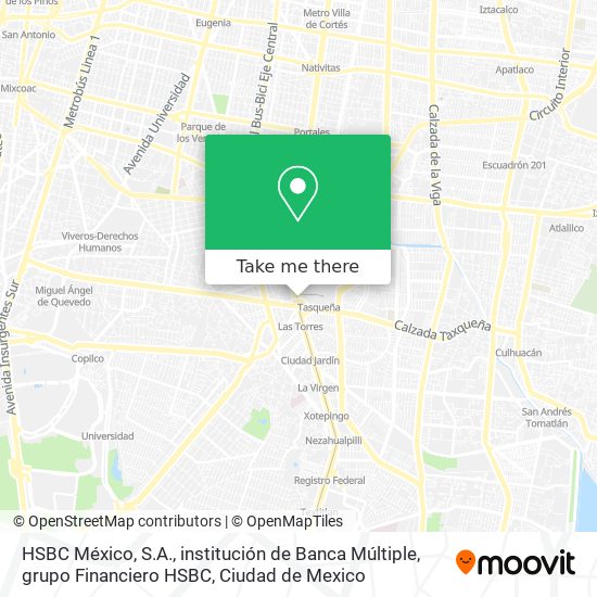 HSBC México, S.A., institución de Banca Múltiple, grupo Financiero HSBC map