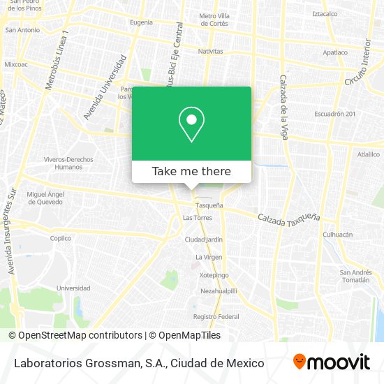 Laboratorios Grossman, S.A. map