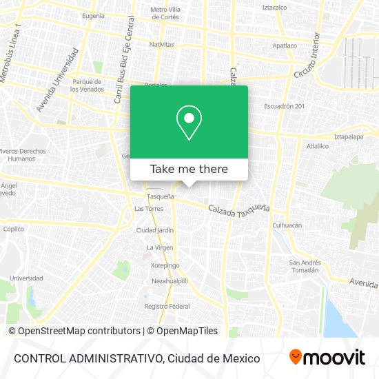 Mapa de CONTROL ADMINISTRATIVO