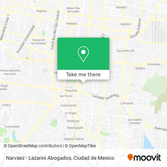 Narváez - Lazarini Abogados map