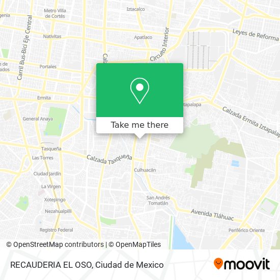 RECAUDERIA EL OSO map