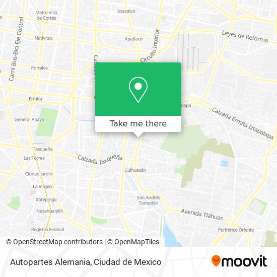Mapa de Autopartes Alemania