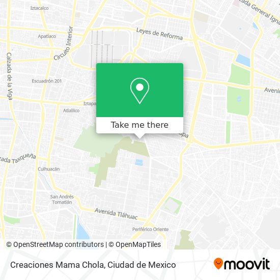 Creaciones Mama Chola map