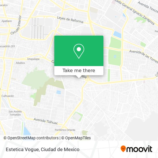 Estetica Vogue map