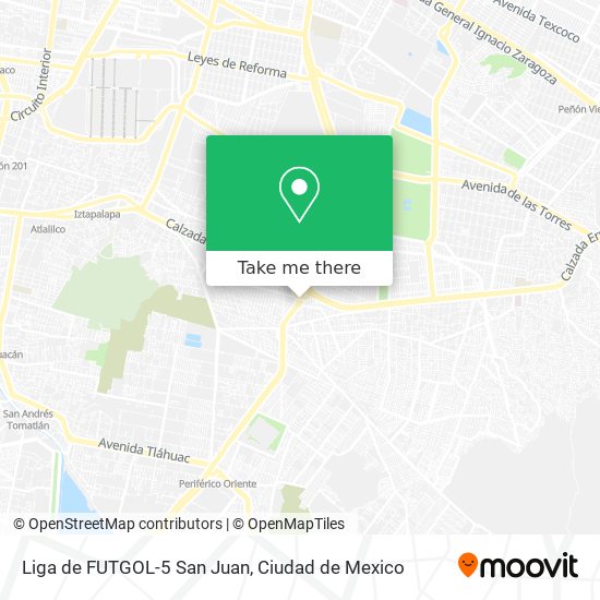 Liga de FUTGOL-5 San Juan map