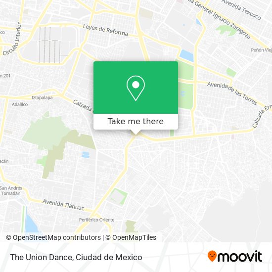 The Union Dance map