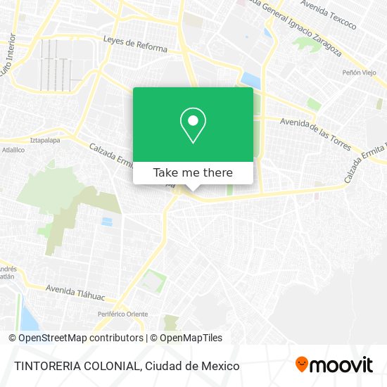 TINTORERIA COLONIAL map