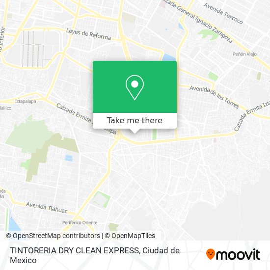 Mapa de TINTORERIA DRY CLEAN EXPRESS