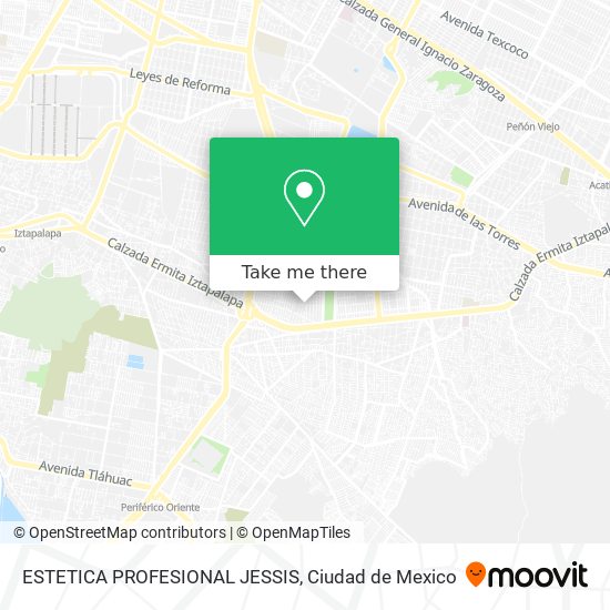 ESTETICA PROFESIONAL JESSIS map