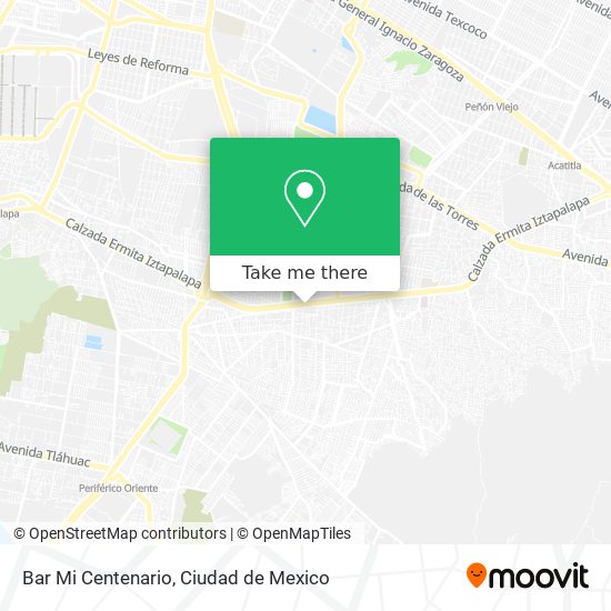 Bar Mi Centenario map