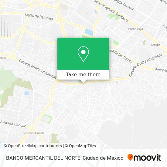 BANCO MERCANTIL DEL NORTE map