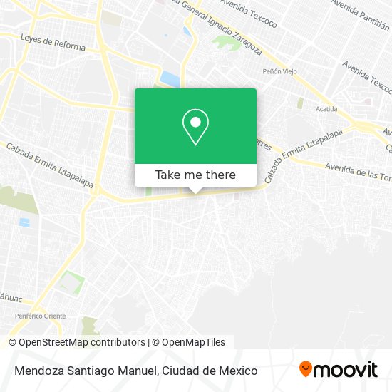 Mendoza Santiago Manuel map