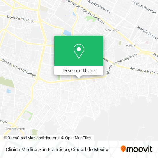 Clinica Medica San Francisco map