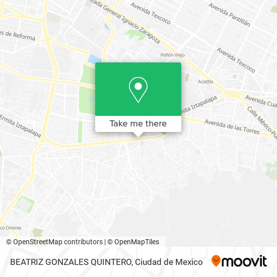 Mapa de BEATRIZ GONZALES QUINTERO