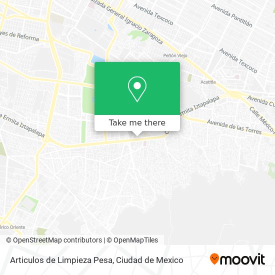 Articulos de Limpieza Pesa map