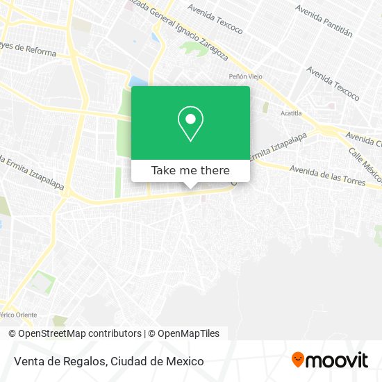 Mapa de Venta de Regalos