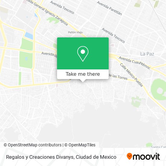 Regalos y Creaciones Divanys map