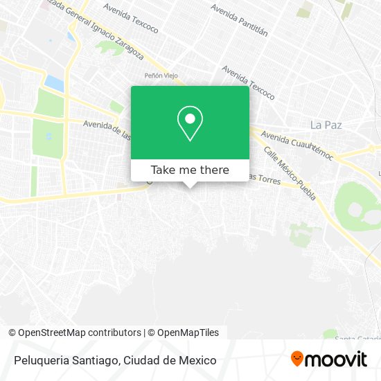 Mapa de Peluqueria Santiago