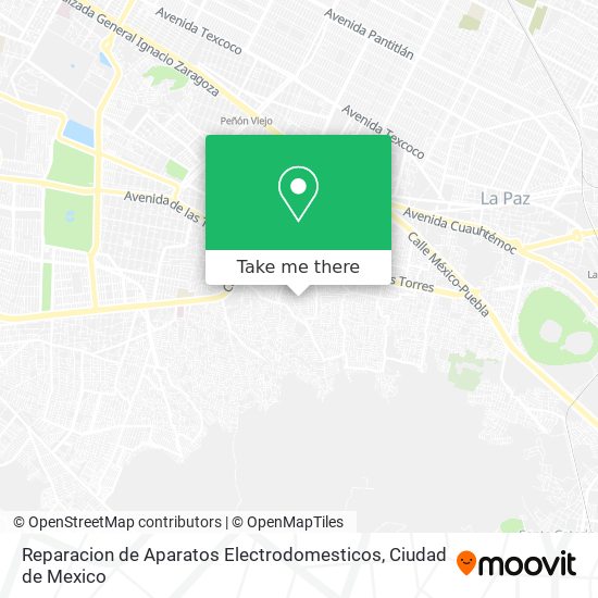 Mapa de Reparacion de Aparatos Electrodomesticos