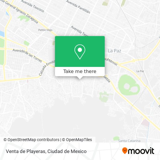 Venta de Playeras map