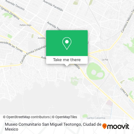 Museo Comunitario San Miguel Teotongo map