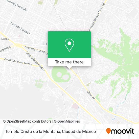 Templo Cristo de la Montaña map