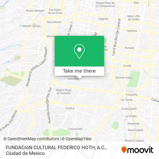 FUNDACIóN CULTURAL FEDERICO HOTH, A.C. map