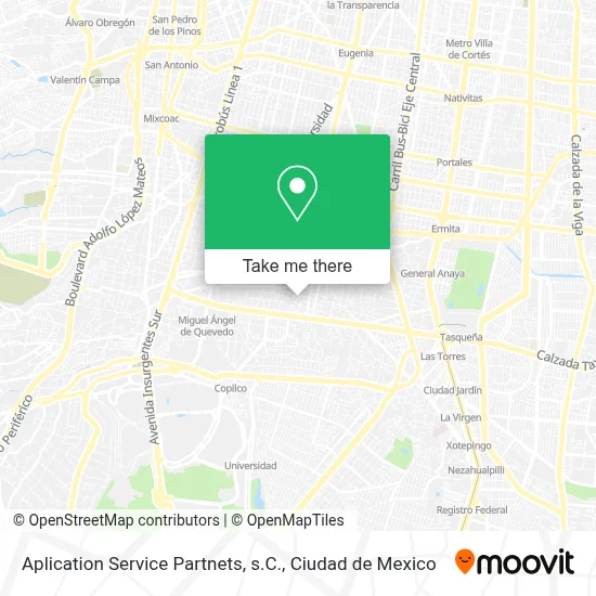 Aplication Service Partnets, s.C. map