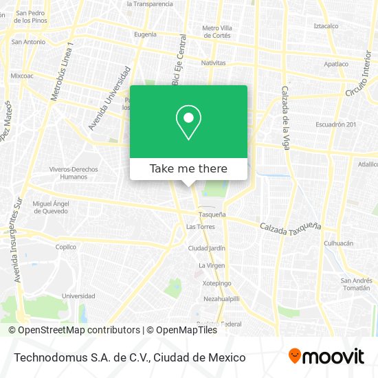 Technodomus S.A. de C.V. map