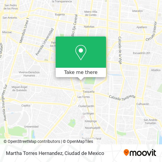 Martha Torres Hernandez map
