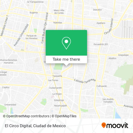 El Circo Digital map