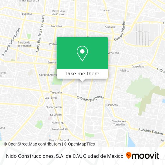 Nido Construcciones, S.A. de C.V. map