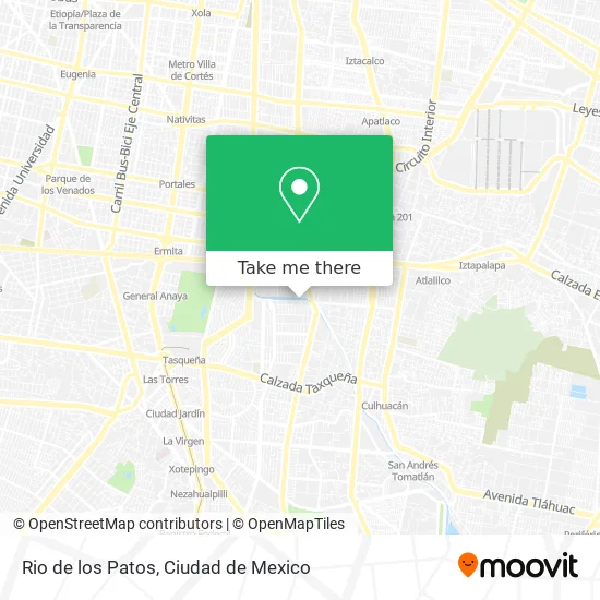 Rio de los Patos map