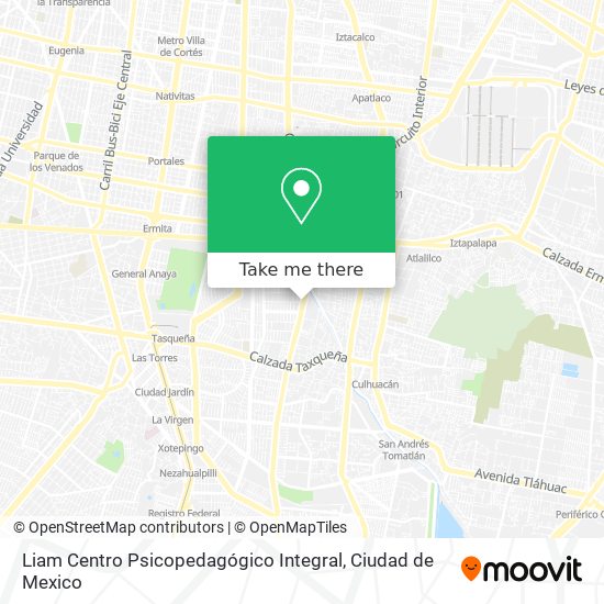 Mapa de Liam Centro Psicopedagógico Integral