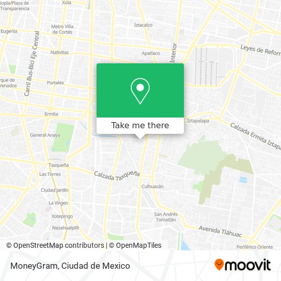 MoneyGram map